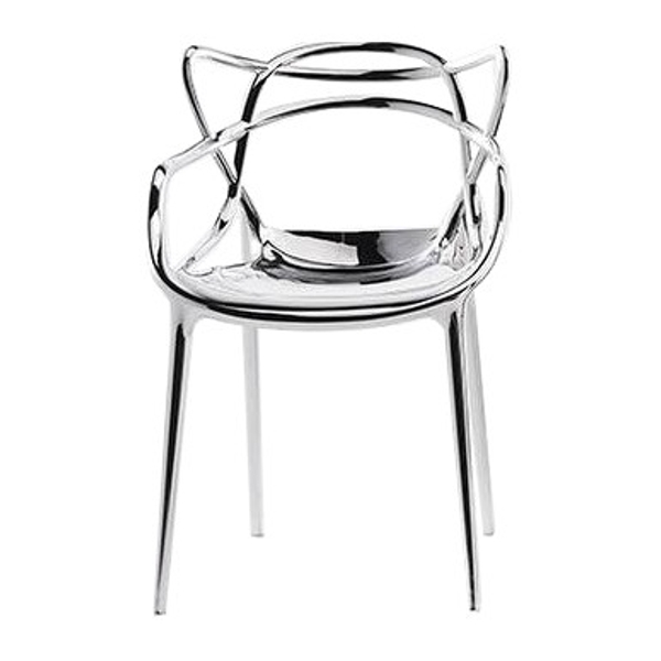 Kartell masters stol i metallic designet af philippe starck for kartell Spisestol krom