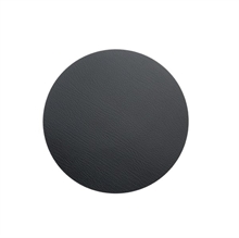 Toppe til componibili - 40 cm - antracit grå/ sort - læder - LindDNA
