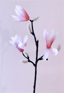 Magnolia gren i pink 45 cm - kunstigt 