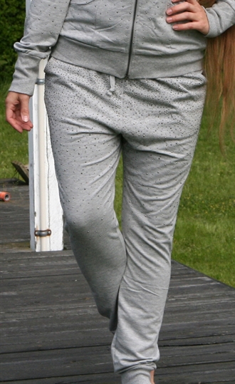 Bukser med sten i grå