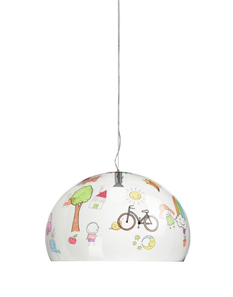 Small FLY - Kartell FL/Y Kids  - tegning - Ferruccio Laviani - Kartell