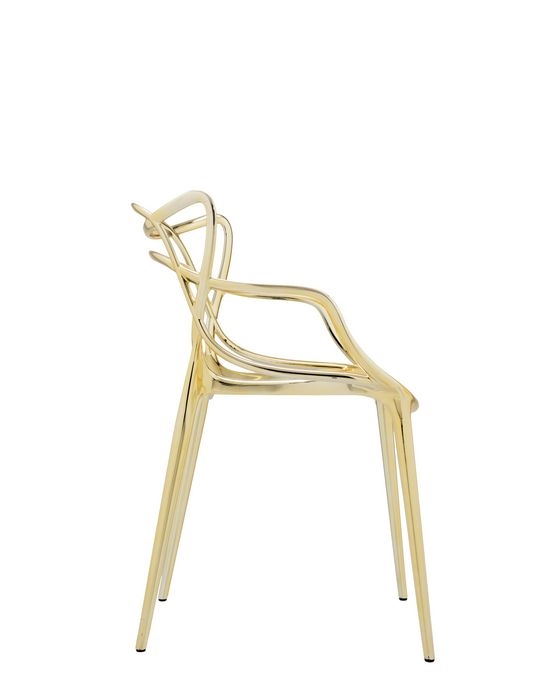 Kartell stol i metallic designet af Philippe Kartell