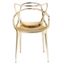 Masters stol i metallic - Philippe Starck - Kartell 