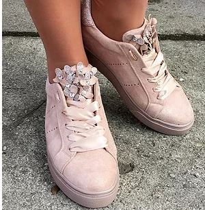 Klage spiralformet position Sneakers sko i antik rosa